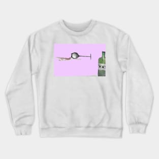 cry over spilled wine pink Crewneck Sweatshirt